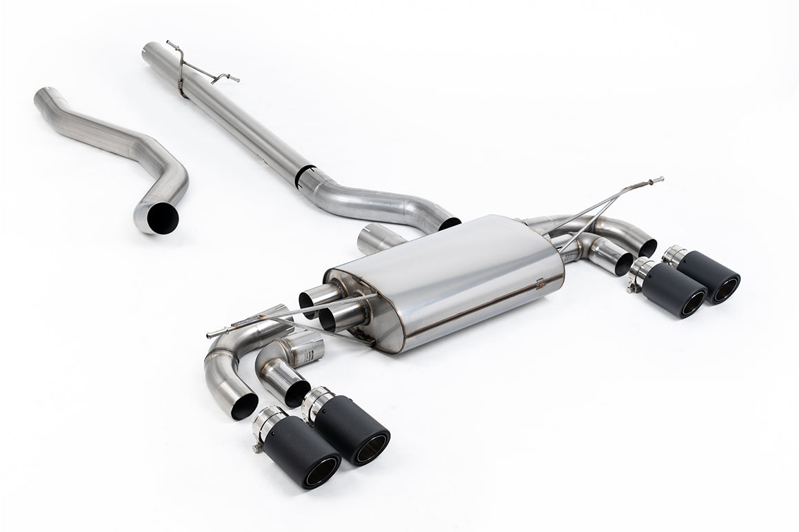 Land Rover Defender 130 2.0 I4 P300 &amp; P400e - Non Resonated OPF/GPF Back System with Carbon Trims