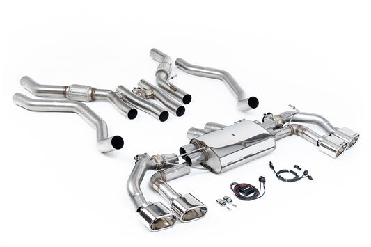 Range Rover Sport P530 L461 V8 - OPF/GPF Back (Valved) with Polished Oval Tips