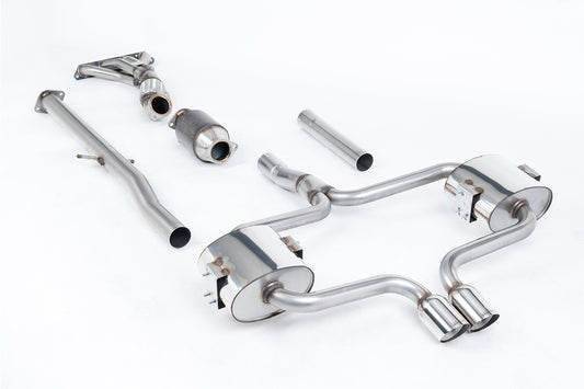 Mini Cooper S R52 - Full Resonated (Quieter) Exhaust System with Hi-Flow Sports Catalyst &amp; Polished Trims