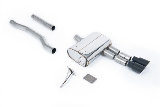 Mini Cooper S F55 (LCI Only) - GPF/OPF Back Exhaust System with Cerakote GT-90 Trims