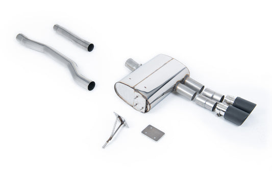 Mini Cooper S F55 (LCI Only) - GPF/OPF Back Exhaust System with Carbon JET-90 Trims
