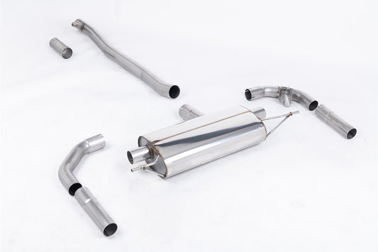 Mercedes A35 AMG - Resonated (Quieter) &amp; Valved Front Pipe Back Exhaust System - Uses OE Tailpipes