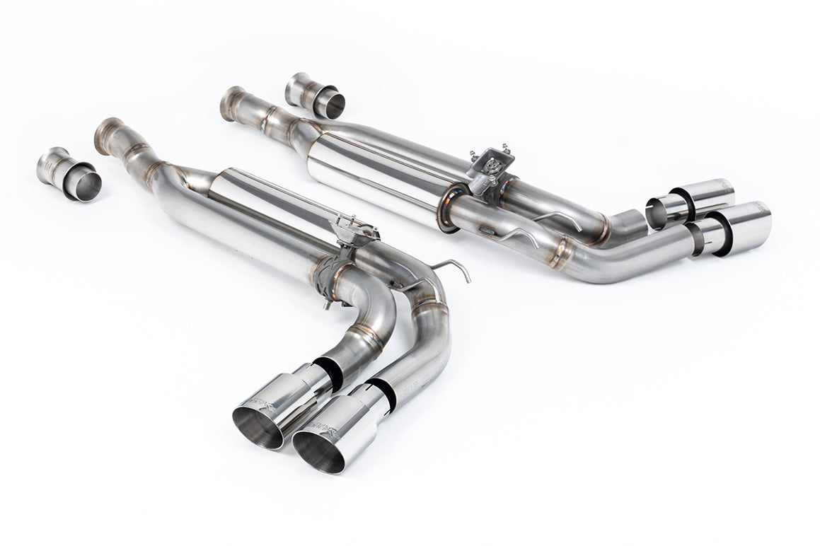 Mercedes G63 W463 (ROW Non GPF Models) - Valved Cat-Back Exhaust System with Polished Trims