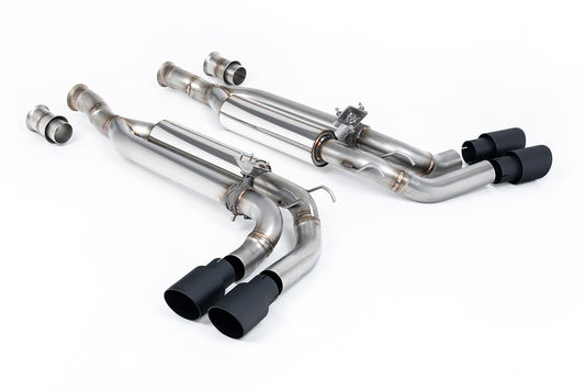 Mercedes G63 W463 (ROW Non GPF Models) - Valved Cat-Back Exhaust System with Cerakote Black Trims
