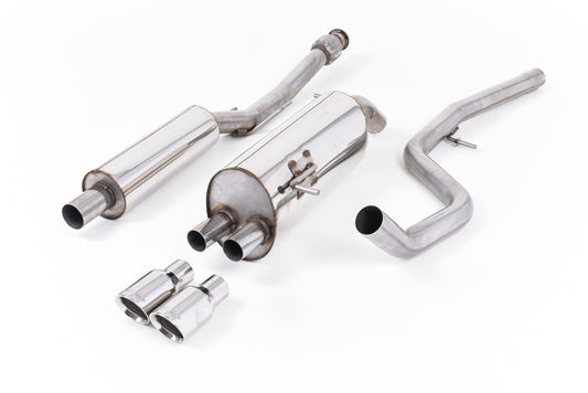 Peugeot 208 GTi - Resonated (Quieter) Cat-Back Exhaust System with Polished Trims