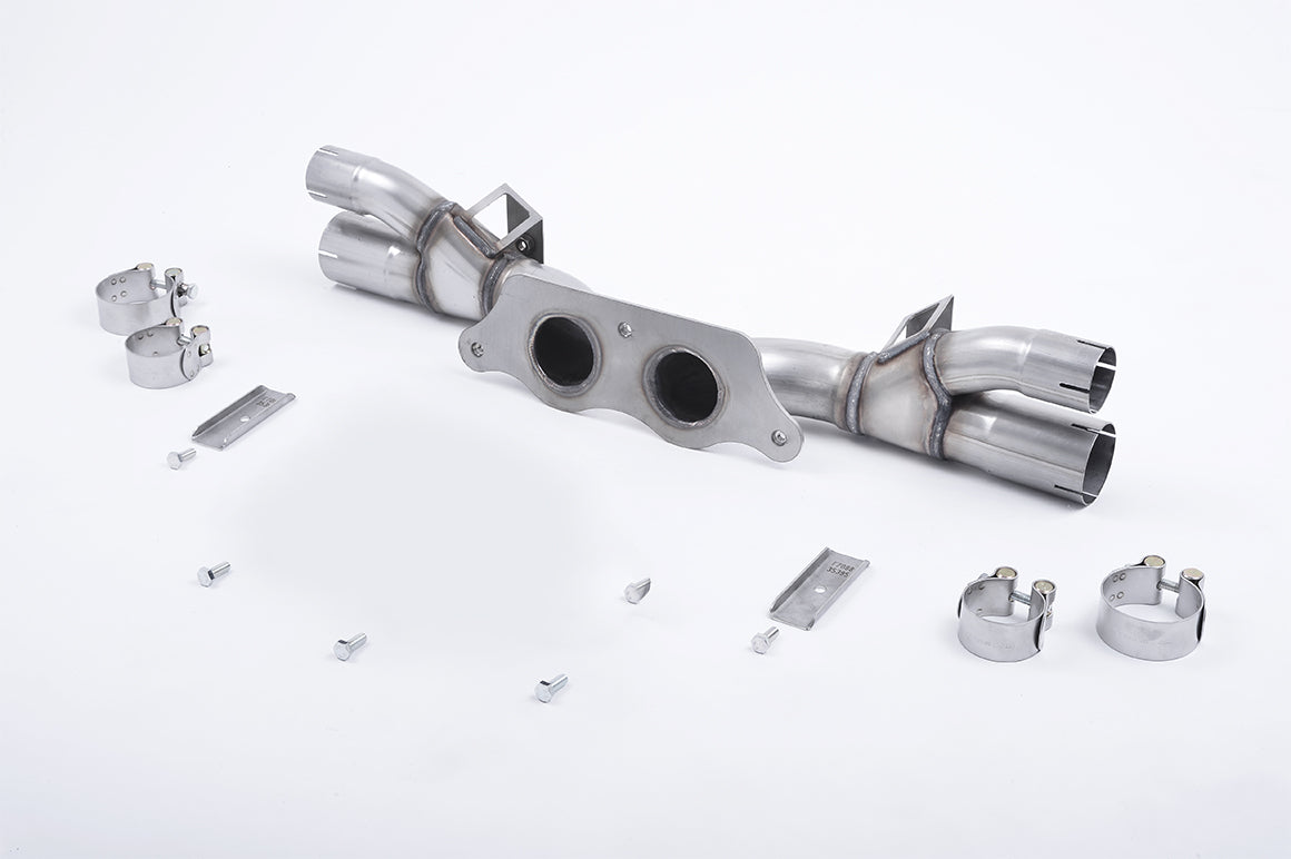 Porsche 991.1/991.2 GT3 &amp; GT3 RS - Rear Silencer Bypass - Re-uses OE Trims