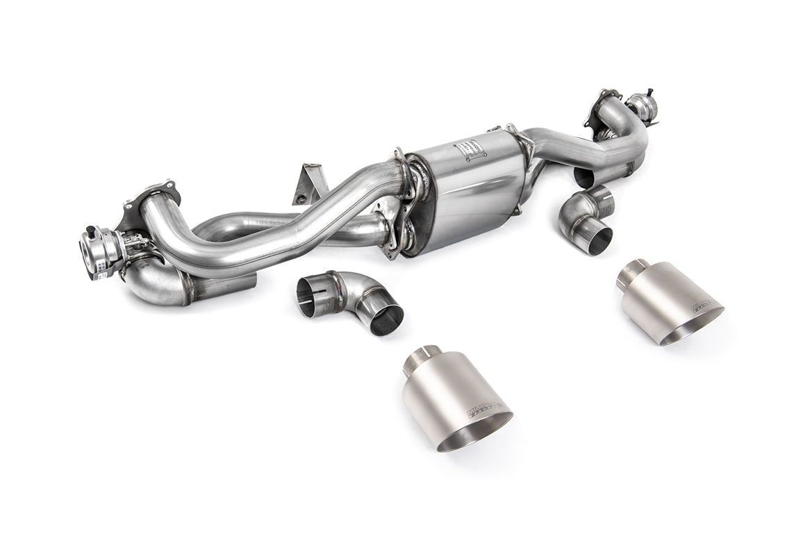 Porsche 718 GTS/GT4 4.0 Boxter/Cayman (GPF Pre Feb 2020 Models) - Particulate Filter-back With Brushed Titanium GT-115 Trims