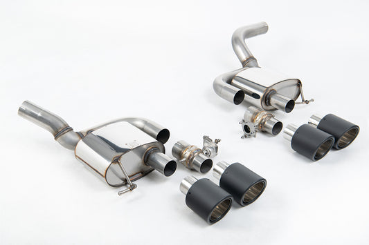 Porsche Macan 2.9 V6 GTS &amp; Turbo (Facelift Models) - Rear Silencer(s) - Valved Rear Silencers with Carbon JET-115 Trims