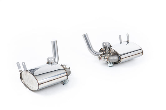Porsche 996 Carrera &amp; Carrera S - Valved Silencers - Uses OE Trims