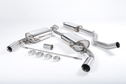 Renault Clio 197 2.0 16V - Resonated Cat-Back Exhaust System with Polished Trims