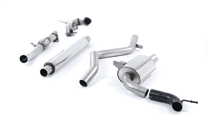 Milltek Exhaust  Renault MEGANE RENAULTSPORT 250 AND 265 (INCLUDING CUP) Turbo-back Exhaust excluding Hi-Flow Sports Cat SSXRN418 - TMC Motorsport