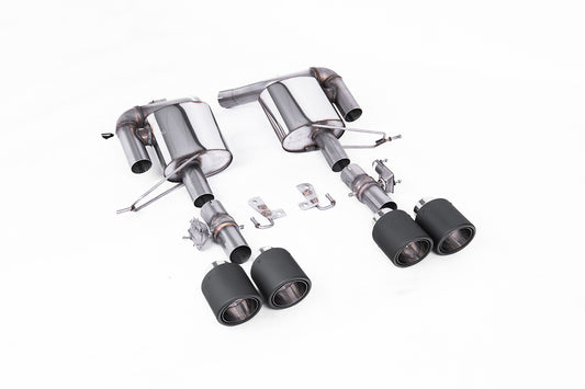 Range Rover Sport SVR 5.0 V8 (Facelift) - Valved Rear Silencers with JET-115 Carbon Tips