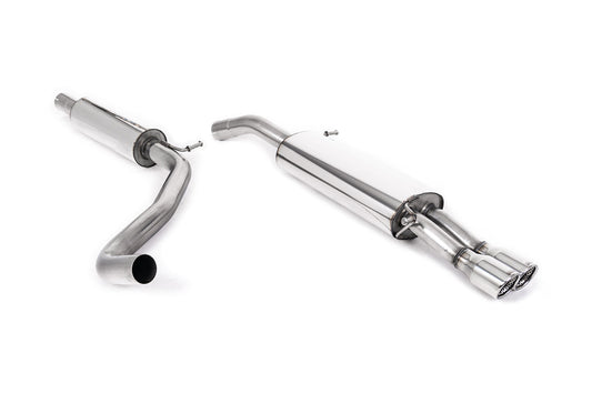 Seat Ibiza 1.9 TDI/FR 1.8 20VT - Resonated (Quieter) Cat-Back Exhaust System with Twin JET Trims