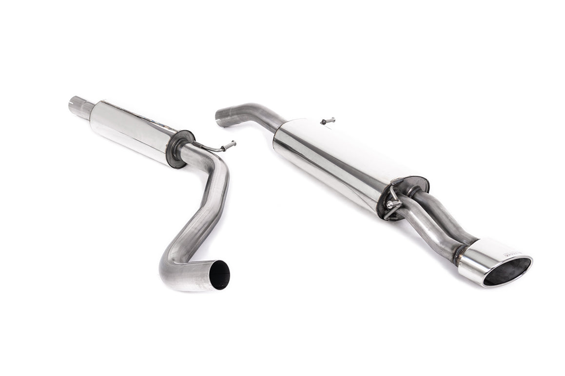Seat Ibiza 1.9 TDI/1.8 20VT - Resonated (Quieter) Cat-Back Exhaust System with Polished Oval Trim (For Facelift Cars)