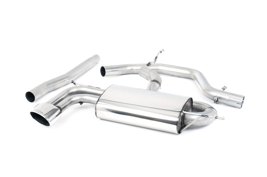 Seat Leon FR 2.0 TDI - Non-Resonated (Louder) Cat-Back Exhaust System with Oval Trim
