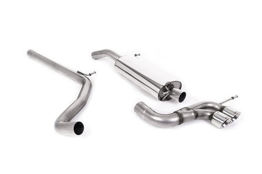 Seat Ibiza Cupra/Bocanegra 1.4 TSI - Non-Resonated (Louder) Cat-Back Exhaust System with Twin Polished Tips