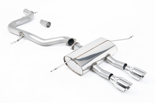 Seat Leon Cupra R 2.0 TSI 265ps - Non-Resonated (Louder) Cat-Back Exhaust System with Dual Polished GT100 Tips
