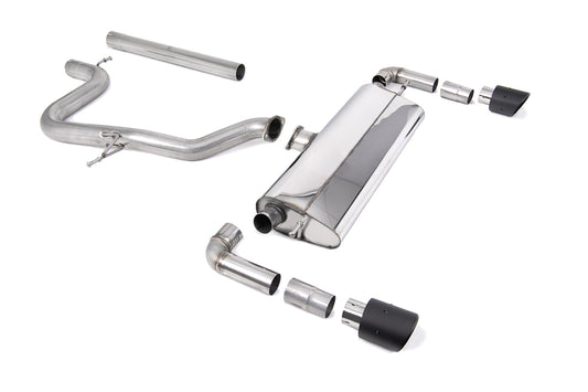 Seat Leon Cupra R 310ps - Non-Resonated (Louder) Cat-Back Exhaust System with JET-100 Carbon Fibre Trims
