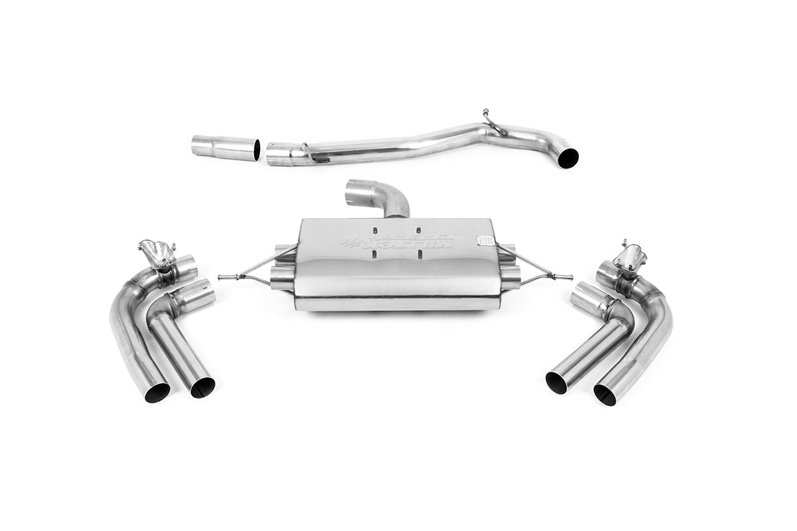 Seat Cupra Formentor 1.4TSI e Hybrid (GPF Models) - Non Resonated (Louder) GPF/OPF Back System with GT-100 Polished Trims