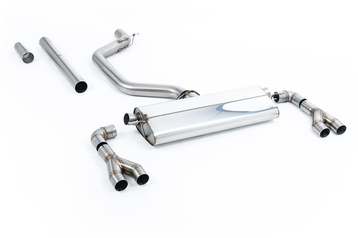 Seat Leon Cupra MK4 300ps (GPF Models) - Non Resonated (Louder) 80mm OPF/GPF Back System - Fits to OE Tips