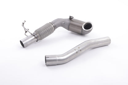 Milltek Exhaust  Leon ST Cupra 280 & 290PS 2.0 TSI (Non-OPF/GPF Models) Cast Downpipe with Race Cat Exhaust SSXSK24 - TMC Motorsport