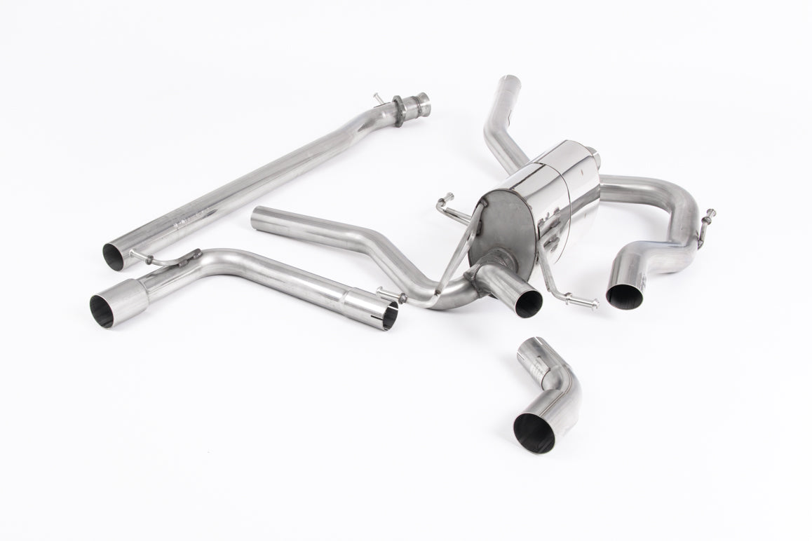 Suzuki Swift Sport 1.4 BoosterJet - Non-Resonated (Louder) Cat-Back Exhaust System with Jet-115 Carbon Trims