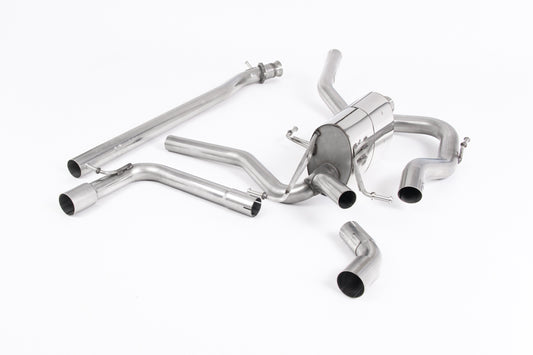 Suzuki Swift Sport 1.4 BoosterJet - Non-Resonated (Louder) Cat-Back Exhaust System with GT-115 Cerakote Black Trims