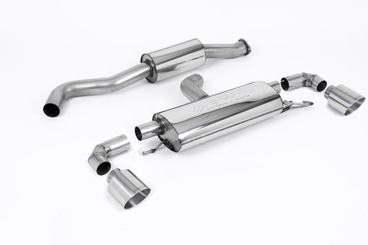 Toyota GR Yaris (Gen 1) - 3" Resonated OPF Back Exhaust System with GT-115 Polished Trims