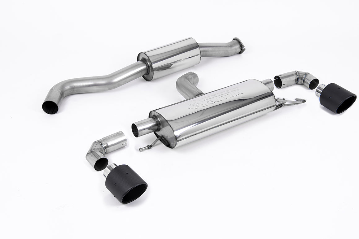 Toyota GR Yaris (Gen 1) - 3" Resonated OPF Back Exhaust System with Jet-115 Carbon Trims