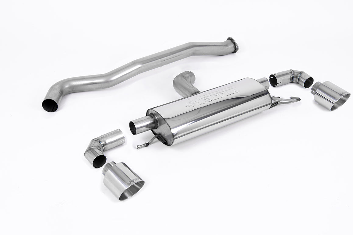 Toyota GR Yaris (Gen 1) - 3" Non-Resonated OPF Back Exhaust System with GT-115 Polished Trims