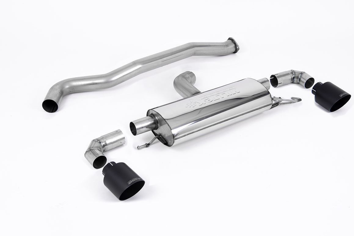 Toyota GR Yaris (Gen 1) - 3" Non-Resonated OPF Back Exhaust System with GT-115 Cerakote Black Trims