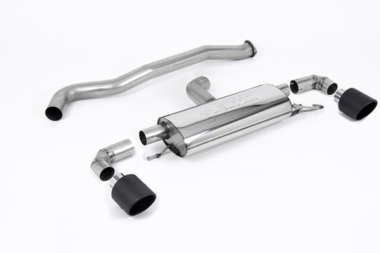Toyota GR Yaris (Gen 1) - 3" Non-Resonated OPF Back Exhaust System with Jet-115 Carbon Trims