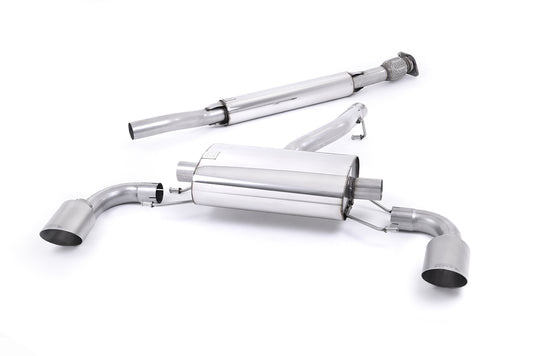 Toyota GR86 - Resonated (Quieter) Cat Back with Brushed Titanium Tips