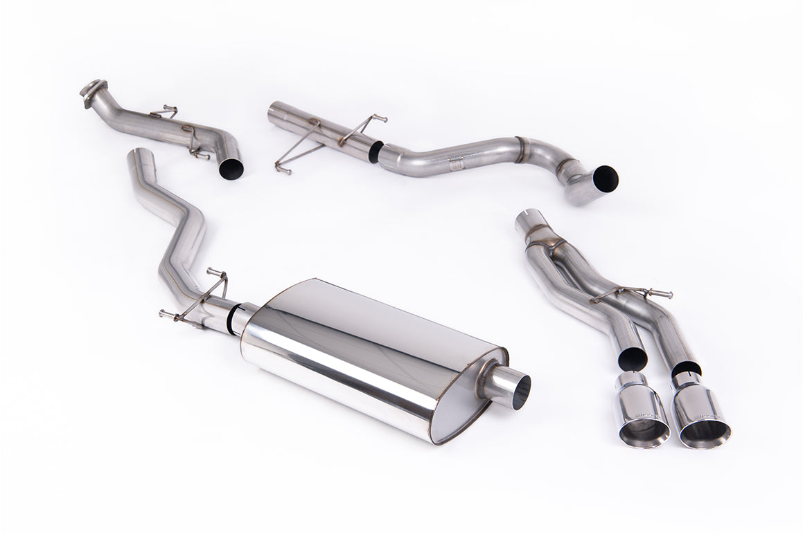 Toyota Tacoma 2.4L Turbo Hybrid - Non-Resonated (Louder) Catback with 2 x GT-100 Polished Tips