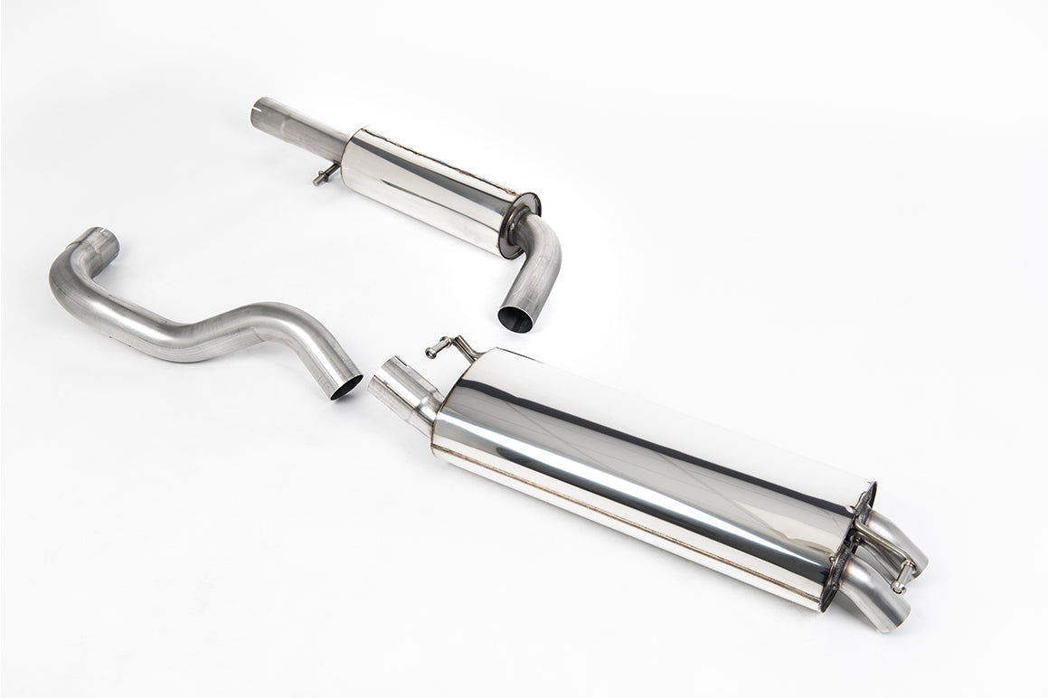Seat Leon Cupra (1.8T/1.9 TDI) &amp; VW Golf MK4 GTI (1.8T/1.9 TDI) - Resonated (Quieter) Cat-Back Exhaust System with Discrete Tips