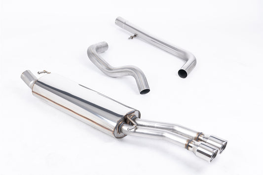 VW Bora/Jetta 1.8T/1.9TDI - Non-Resonated (Louder) Cat-Back Exhaust System with Polished Twin Tips