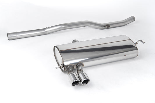 VW Golf MK4 4-Motion V6 - Non-Resonated (Louder) Cat-Back Exhaust System with Twin Polished Trims