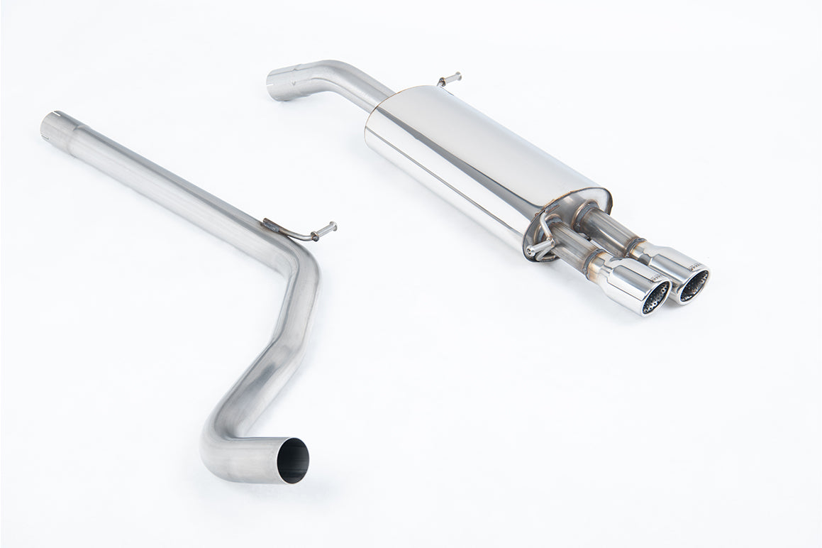 VW Polo GTI 1.8T - Non-Resonated (Louder) Cat-Back Exhaust System with Twin JET Trims