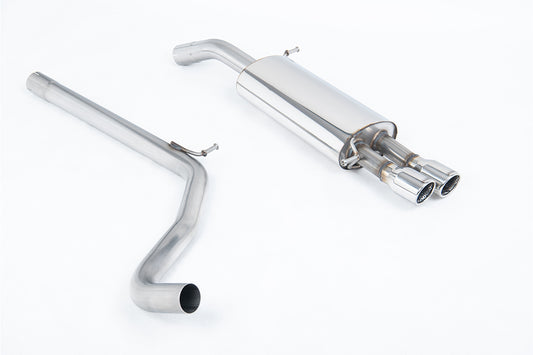 VW Polo GTI 1.8T - Non-Resonated (Louder) Cat-Back Exhaust System with Twin JET Trims