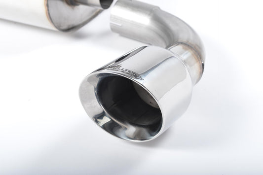 VW Golf MK4 R32 - Non-Resonated (Louder) Cat-Back Exhaust System with Polished Trims