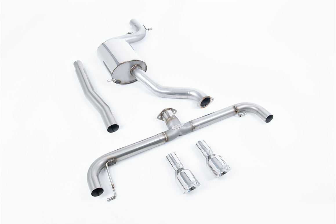 VW Scirocco R - Non-Resonated (Louder) Cat-Back Exhaust System with Polished Tips