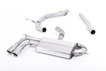 Milltek Exhaust  Audi A3 1.8 TSI 2WD Cat-back Exhaust SSXVW149 - TMC Motorsport