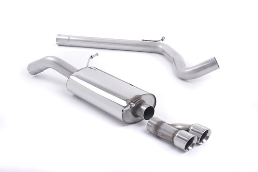 Audi A1 TFSI/VW Polo GTI 1.4 ACT/DSG - Non-Resonated (Louder) Cat-Back Exhaust System with Polished Trims