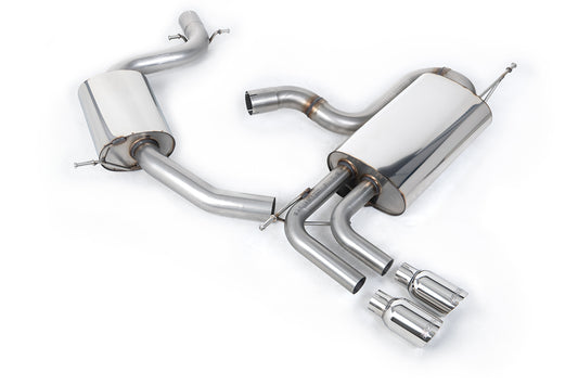 VW Golf Mk5 GTi Edition 30 2.0T - Resonated (Quieter) Cat-Back Exhaust System with Polished Tips