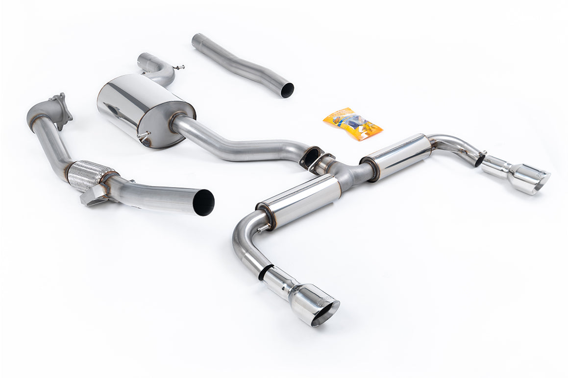 Milltek Exhaust  Volkswagen GOLF MK6 GTI 2.0 TSI 210PS Turbo-back Exhaust excluding Hi-Flow Sports Cat SSXVW173 - TMC Motorsport