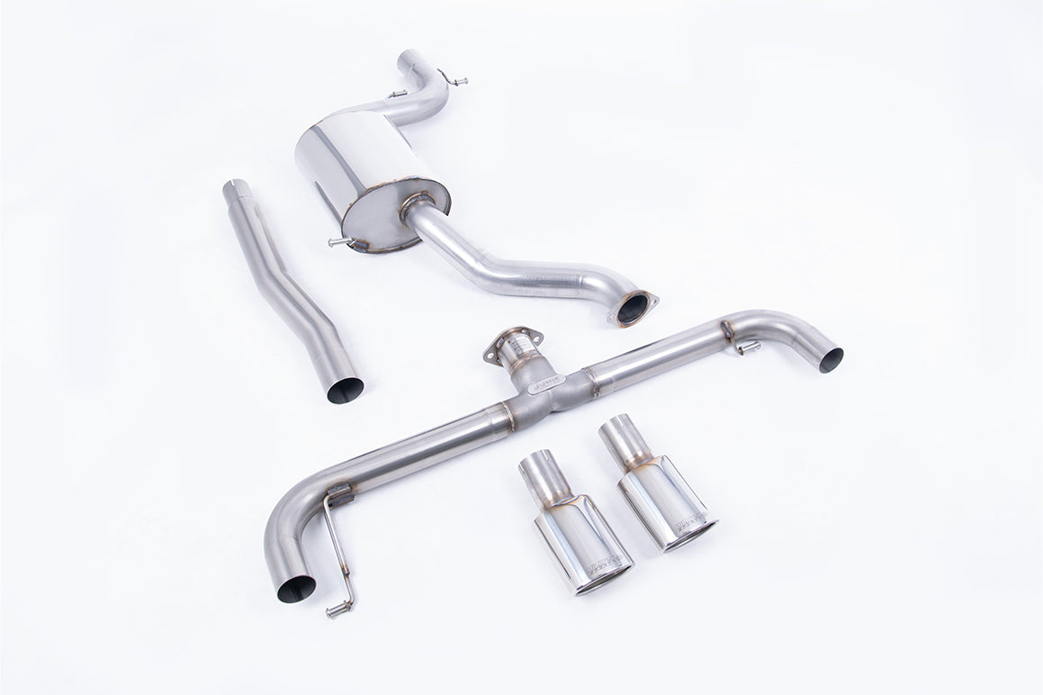 VW Scirocco R - Non-Resonated (Louder) Cat-Back Exhaust System with Polished Oval Tips