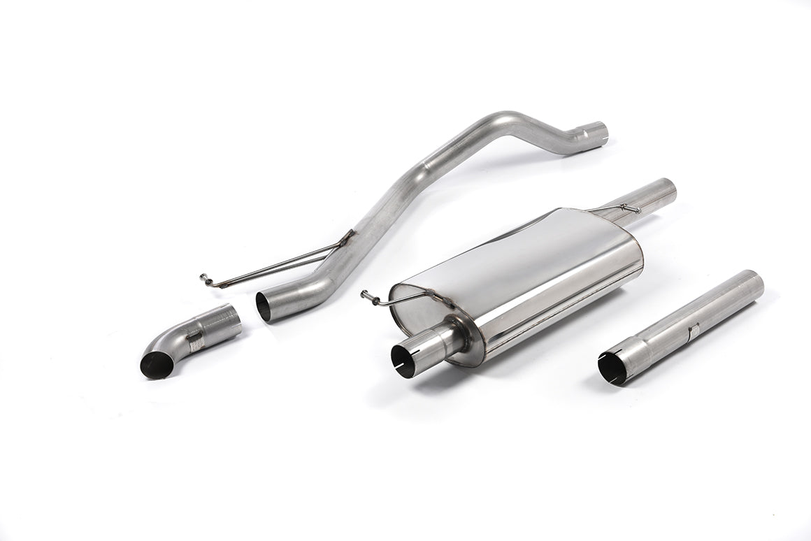 VW T5/T6 LWB - Resonated (Quieter) DPF-Back Exhaust System with Discrete Outlet