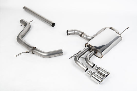 Seat Leon/Golf MK6 GT 2.0 TDI 140PS - Non-Resonated (Louder) Cat-Back Exhaust System with Twin JET Trims