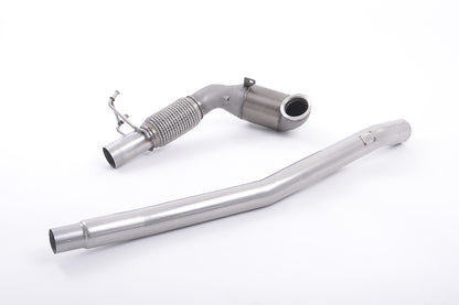 Milltek Exhaust  Audi S3 8V 2.0 TFSI QUATTRO 3 Door / Sportback Large Bore Downpipe and Hi-Flow Sports Cat SSXVW349 - TMC Motorsport