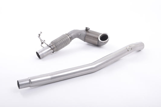 Stainless Steel Cast Downpipe with Race Cat - For OE Cat-Back (Audi/Seat/VW)